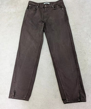 ZARA Mens EUR 42 (Size UK 32) brown JEANS / trousers 32" waist