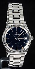 Certina (Swiss Made) Blue Dial Men's Quartz Watch -- Working, Ø35mm Case