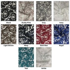 CORDED LACE FABRIC DRESS