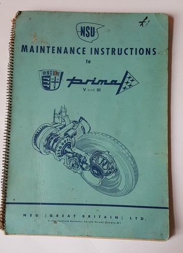 Vintage nsu prima and iii - nsu, v