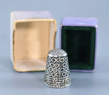 ANTIQUE SILVER .935 THIMBLE in