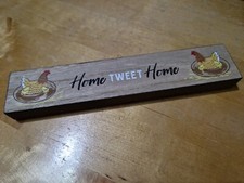 Home TWEET Home wooden block