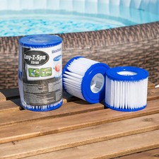 Lay Z Spa Lazy Hot Tub Spa Filter Size VI Twin Pack Vegas Paris Miami Springs