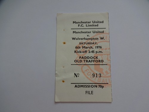 Ticket stub manchester - ticket,