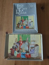 Rare Vintage 1970s Raphael Tuck Beatrix Potter Little grey Rabbit Jigsaw