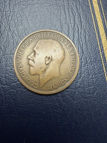George halfpenny error coin - v,