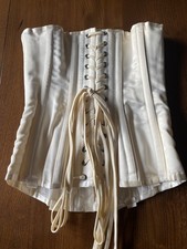 Vollers Cream Satin Overbust Bridal Corset- Size 22