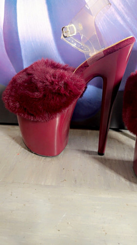 Hella heels burgundy platform - hella,