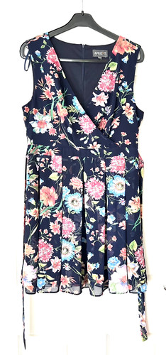 Apricot ladies navy floral - ladies,