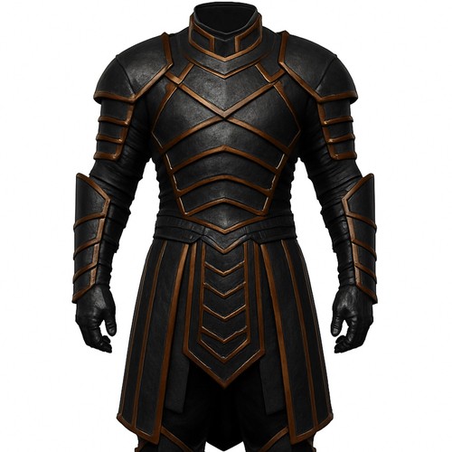 Medieval leather armor suit - medieval,