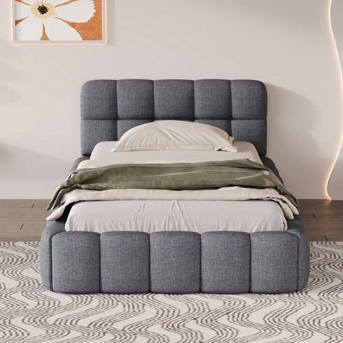 3ft single bed upholstered - bed,