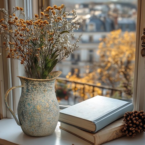Vintage flower vase - flower,
