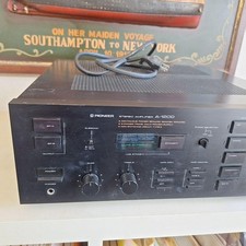 Pioneer A-120D Stereo Preamplifier – Vintage, Black – Working