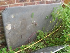 Vintage Large Fishmongers? Slate Slab 57" X 35" x 2" thick  Hearth Garden Table