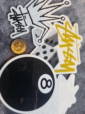 3 X Stüssy Stickers, Dice 