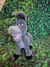 Large Shrek Donkey Plush Dreamworks Universal Studios 16”  2003 Retired Vintage
