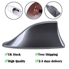 Universal Grey Car Shark Fin FM/AM Radio Signal Antenna Roof Aerial Arials Cover