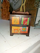 INDIAN HAND PAINTED MANGO WOOD
