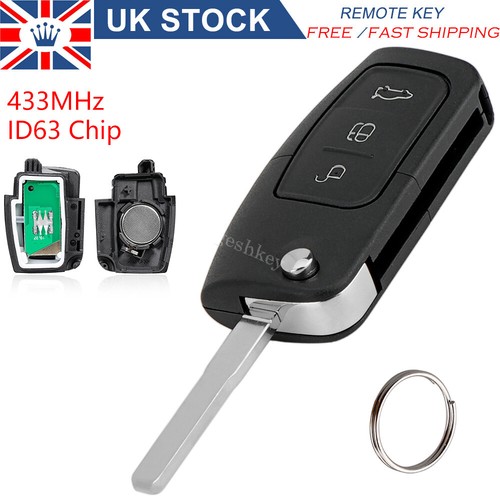 Remote flip key fob for - key, 3