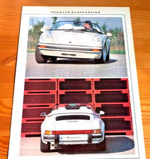 PORSCHE 911 SPEEDSTER 930 GEN FRAMEABLE IMAGE from ORIGINAL CAR ROAD TEST REVIEW