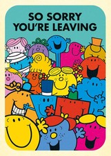 Mr Men - Little Miss Leaving Card