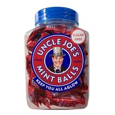 Uncle Joes SUGAR FREE Mint Balls 800g Share Jar - SUGAR FREE with Sweetener
