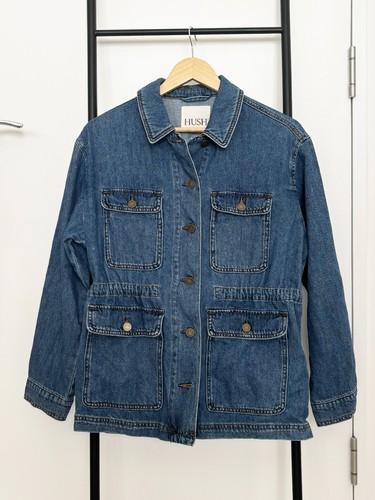 Hush nora denim utility jacket - denim,