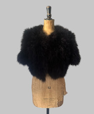 70's Vintage Black Feather