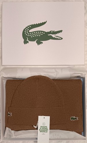 Lacoste unisex brown wool - lacoste,