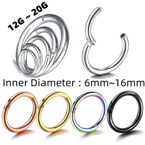 Surgical steel nose ring - surgical,
