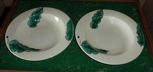 Poole pottery green - 2,