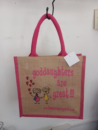 Goddaughters are great tote - are,
