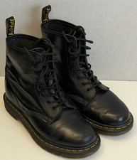Dr Martens Doc Martens Leather Boots 1460 Black Smooth UK 5 EU 38 11822 AW500