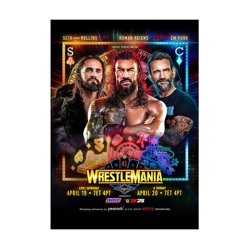 Wwe wrestlemania poster v1 - 41,