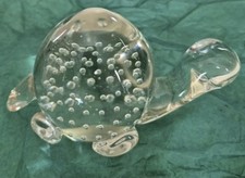 Hand-blown Vintage Clear Glass