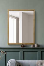 MirrorOutlet Large Solid Oak