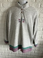Paco Company Womens Fleece Jumper, Vintage Fleece Jumper M/l