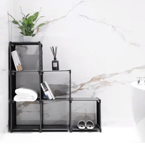 Cube storage shelf - 6, rack