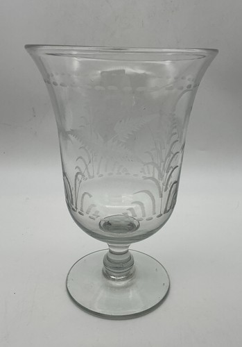 Antique large glass celery - large,