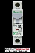 MOELLER 16 AMP CURVE B 6kA MCB CIRCUIT BREAKER XPOLE PLS6-B16