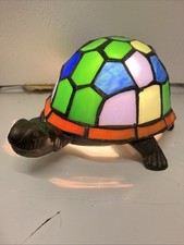 Tiffany style tortoise lamp - tortoise,