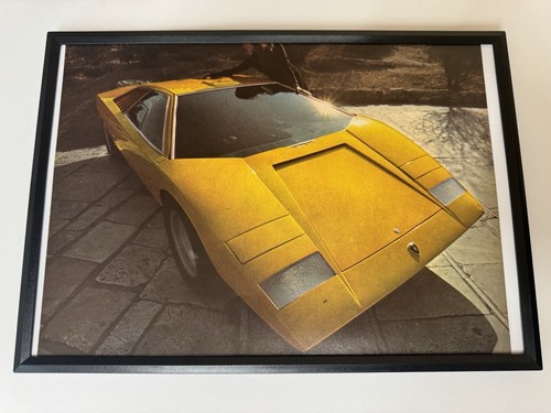 Framed original lamborghini - framed,