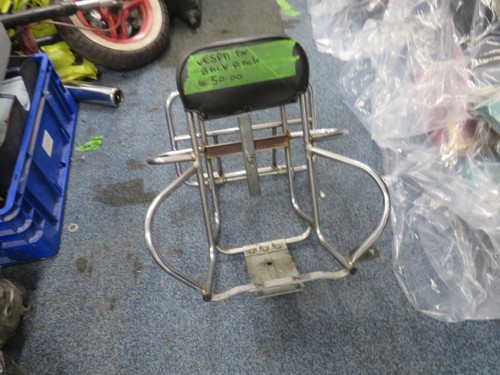 Vespa rear back rack - vespa,