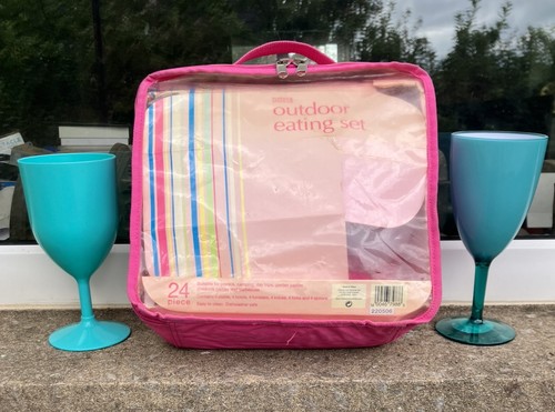 Outdoor eating set 2 wine - m&s,