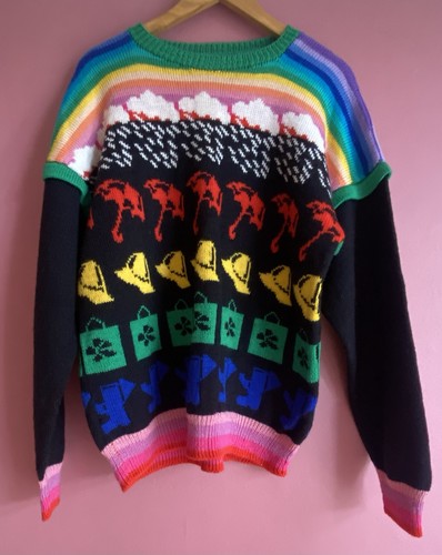 Handmade 100 wool knit - handmade, 100%