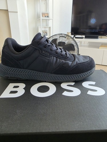 Mens boss trainers navy - mens,