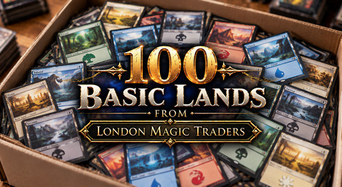 100 basic lands of - (20,