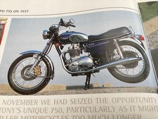 TRIUMPH TSS TEST MOTORCYCLE
