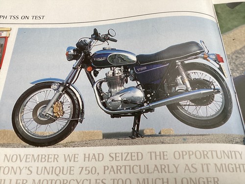 Triumph tss test motorcycle - triumph,