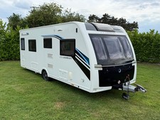 2017 LUNAR CLUBMAN SB 4 BERTH CARAVAN FIXED SINGLE BEDS ALDE HEATING